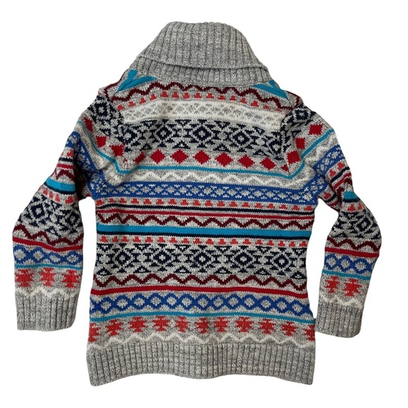 Size 4-5 Boy Gap Kids Red Quilted Jacket, Cat&Jack and H&M Sweater Bundle - Picture 11 of 12